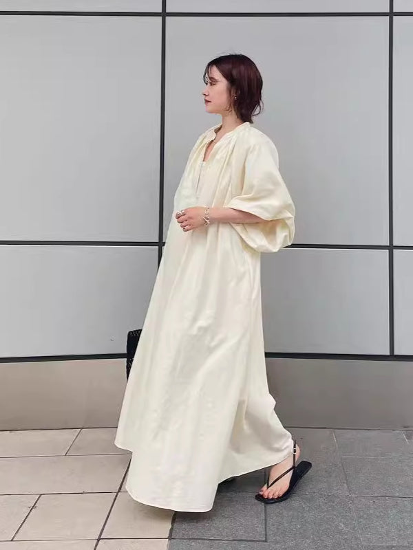 Japanese style loose and comfortable casual dress