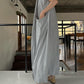 Simple temperament design vest dress loose slim breathable long skirt