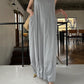 Simple temperament design vest dress loose slim breathable long skirt