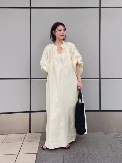 Japanese style loose and comfortable casual dress