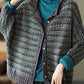 Literary Retro Knitted Cardigan