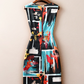 Boutique Printed Round Neck Sleeveless Dress