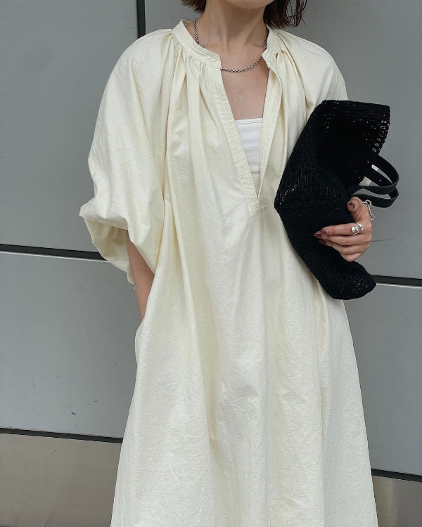 Japanese style loose and comfortable casual dress