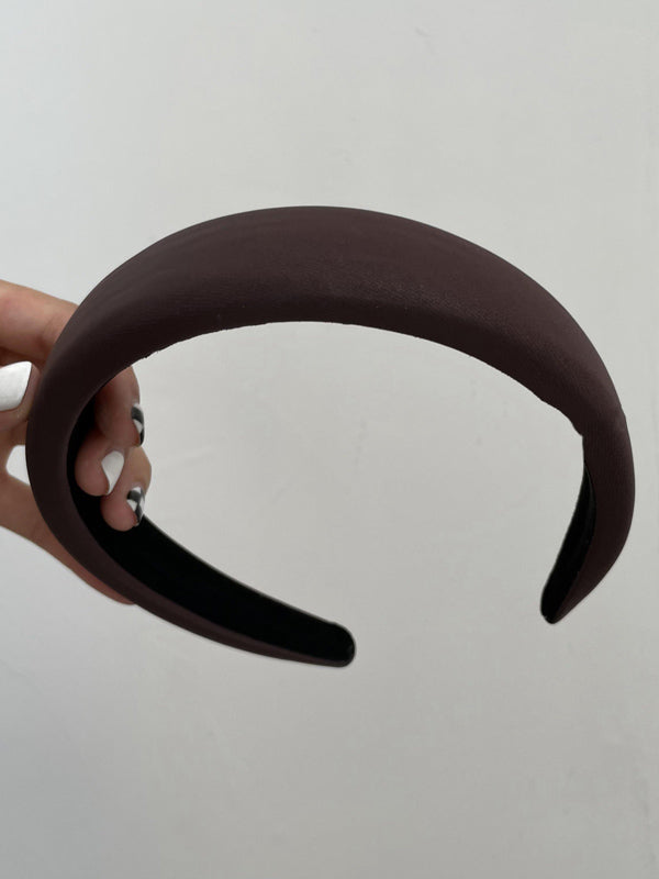 Fashion Solid Color Cloth Wide Hair Hoop Hair Accessories