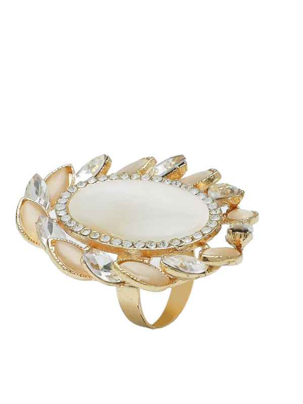 Fashion Diamond Hollow Vintage Adjustable Ring