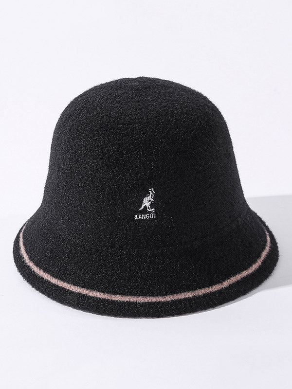 Original Embroidered Faux Fur Bucket Hat