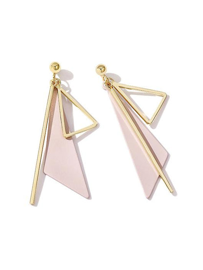 Normcore Geometry Triangle Earrings