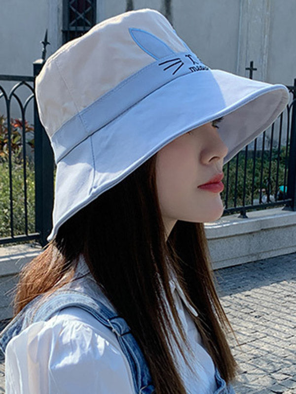 Original Cartoon Printed Sun-Protection Beret Hat