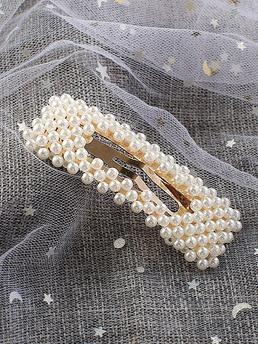 Ins Style Faux Pearl Hair Clip