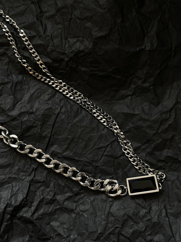 Fashion Hip Hop Geometry Chain Necklace