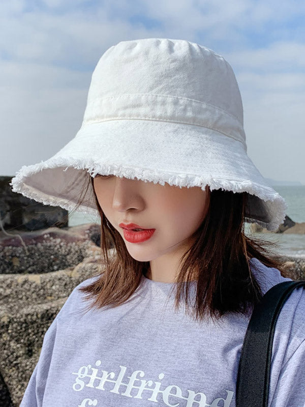 Leisure Solid Bucket Hat