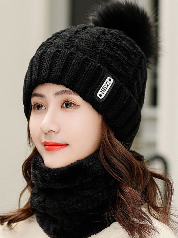 Original Warm Knitting Hat&Scarf Set