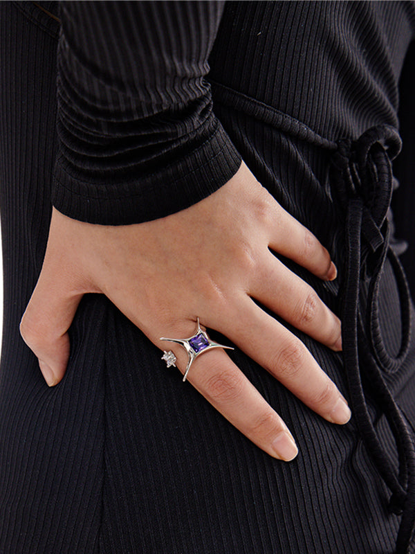 Original Irregular Star Shape Open Ring