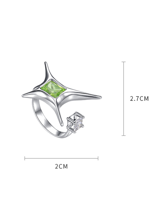 Original Irregular Star Shape Open Ring