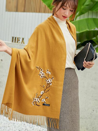 National Embroidered Soft Scarves