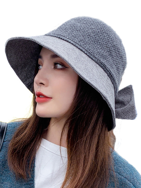 Original Split-Joint Bowknot Bucket Hat