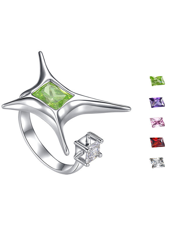 Original Irregular Star Shape Open Ring