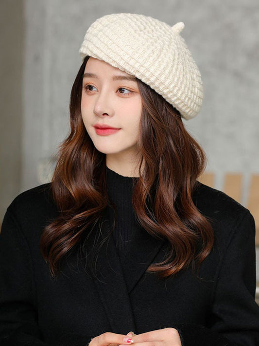 Simple Casual 4 Colors Knitting Beret Hat