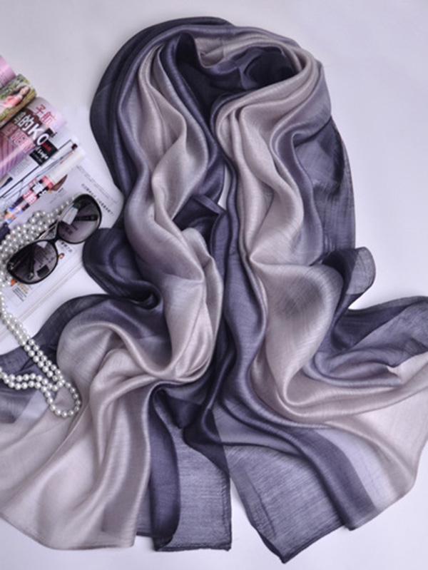 Mulberry Silk Gradient Scarf