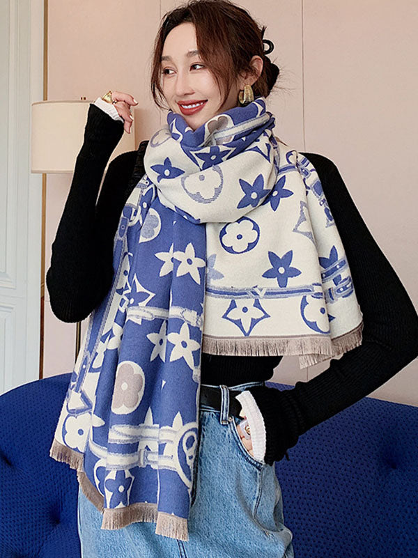 Original Warm Letter Print Shawl&Scarf