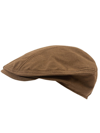 Cool Solid Color Artistic Linen Beret Hat