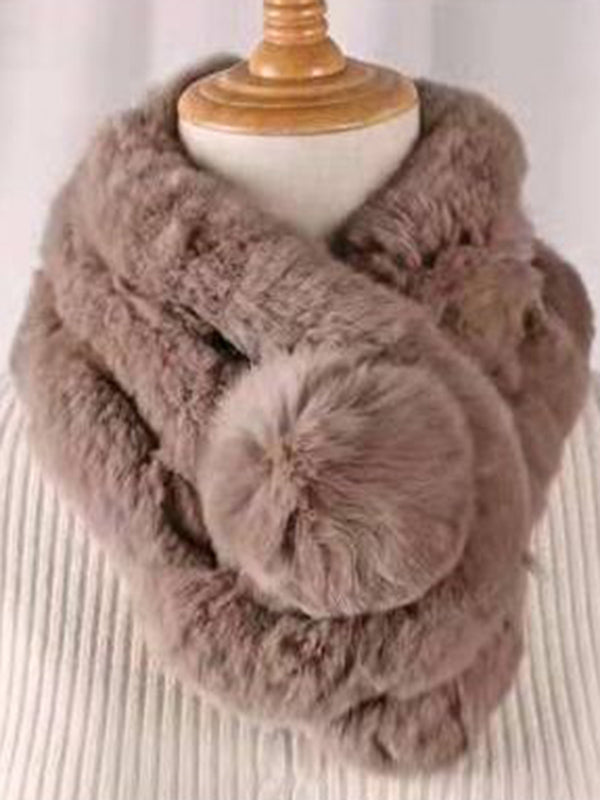 Casual 6 Colors Faux Fur Scarf