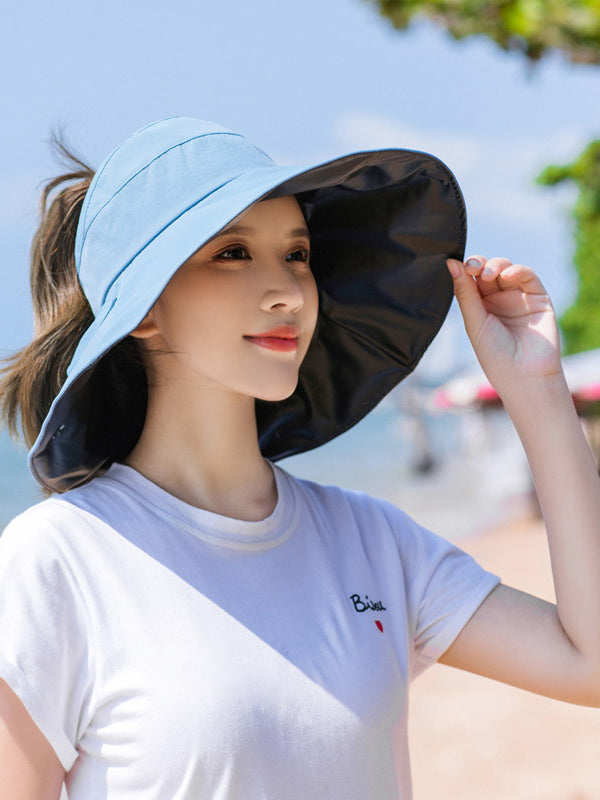 Leisure Solid Sun-Protection Empty Top Caps