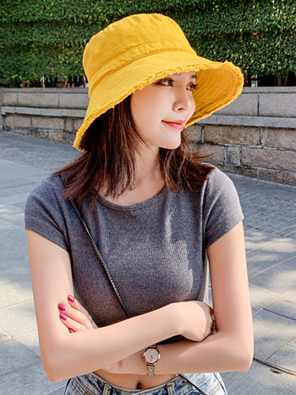 Leisure Solid Bucket Hat