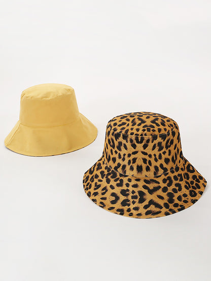 Leopard Reversible Sun Protection Fisherman Hat