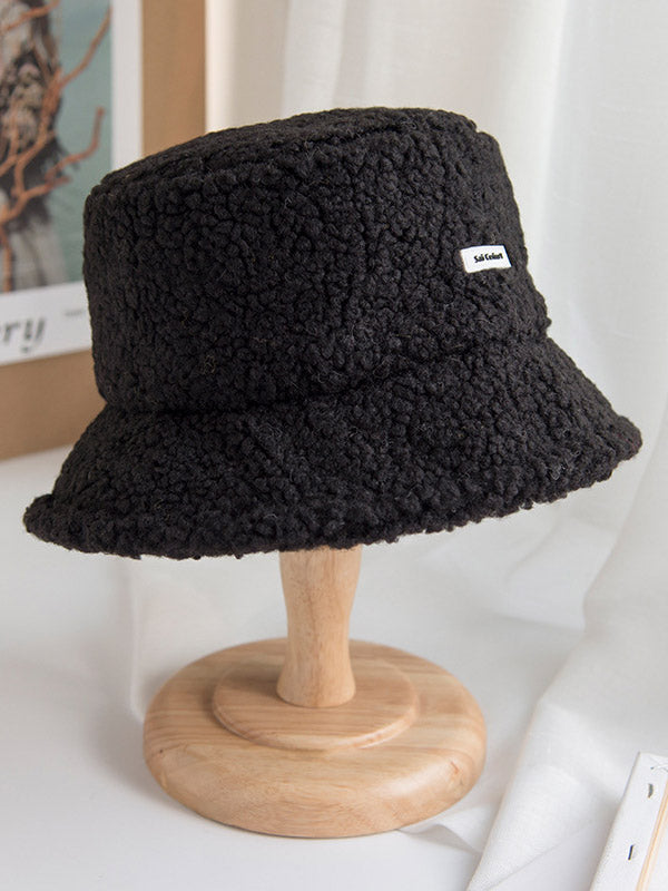 Original Solid Warm Bucket Hat