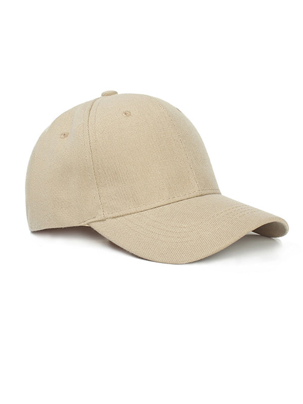 Simple Solid Color Casual Sports Baseball Cap