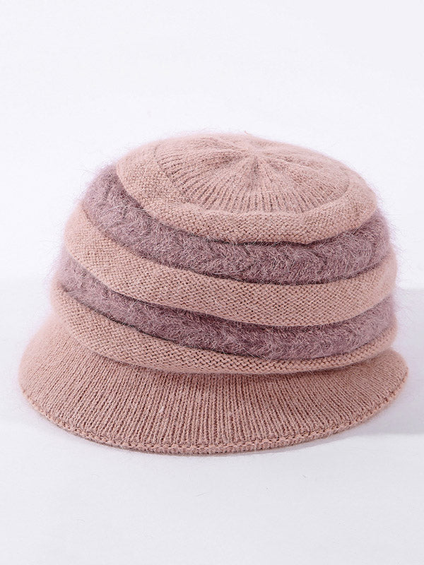 Stylish Split-Joint  Wool-Blend Hat