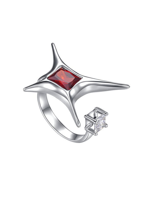 Original Irregular Star Shape Open Ring