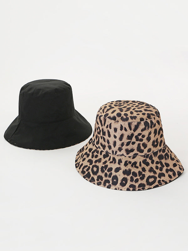 Leopard Reversible Sun Protection Fisherman Hat