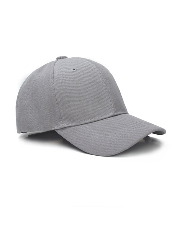 Simple Solid Color Casual Sports Baseball Cap