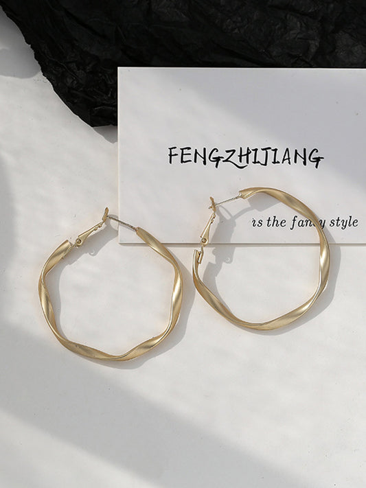 Simple Chic Normcore Alloy Earrings