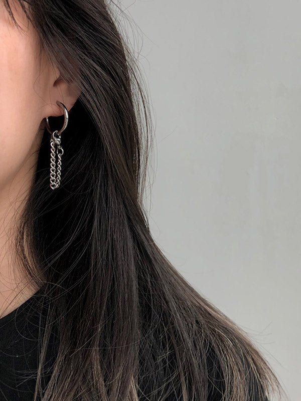 Stylish Punk Asymmetric Earrings Accessories