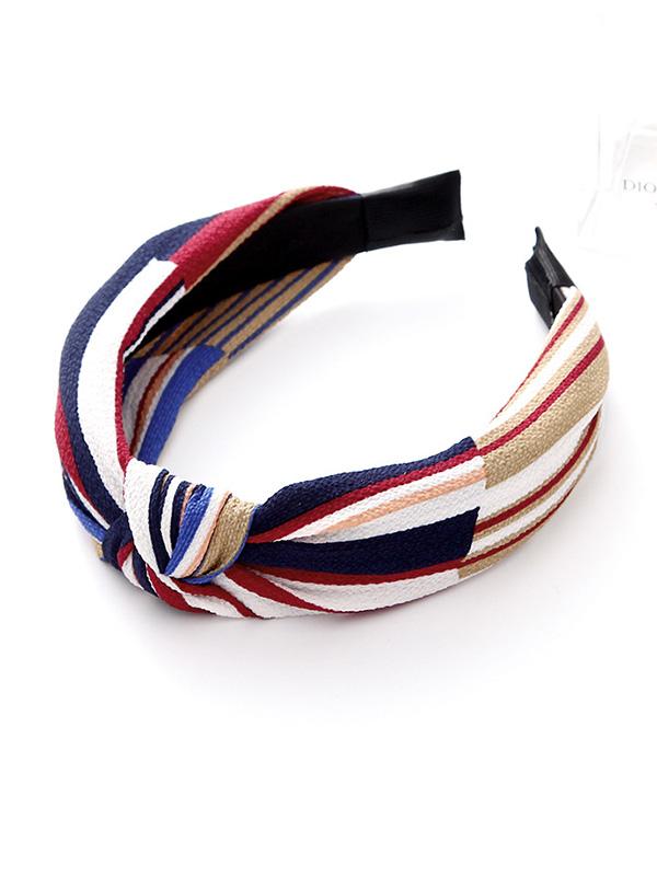 Solid Color Knot Headbands Hairband Hair Accessories Wide Side Hair Band