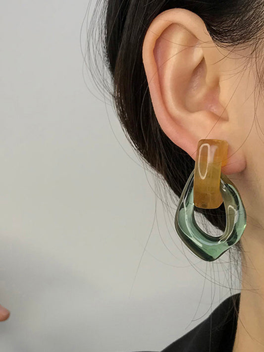 Original Chic Resin Geometry Earrings