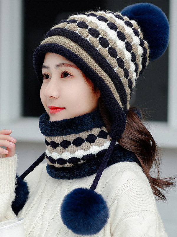 Original Warm Knitting Hat&Scarf Set