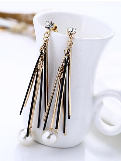 Fashion Alloy Split-joint Earrings