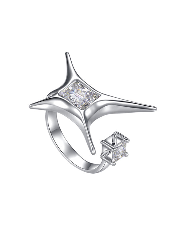 Original Irregular Star Shape Open Ring