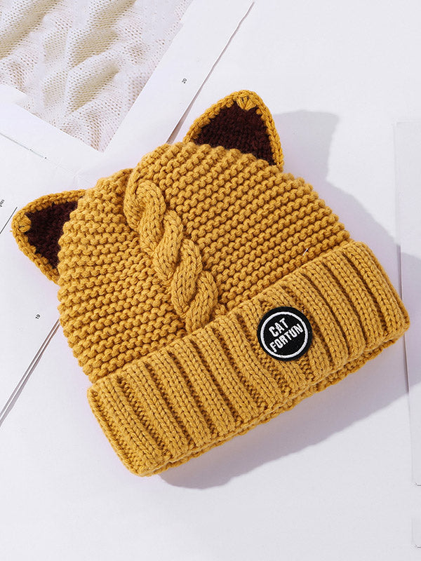 Stylish Cartoon Printed Knitting Hat