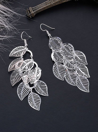 Fashion Simple Cutout Leaves Earings