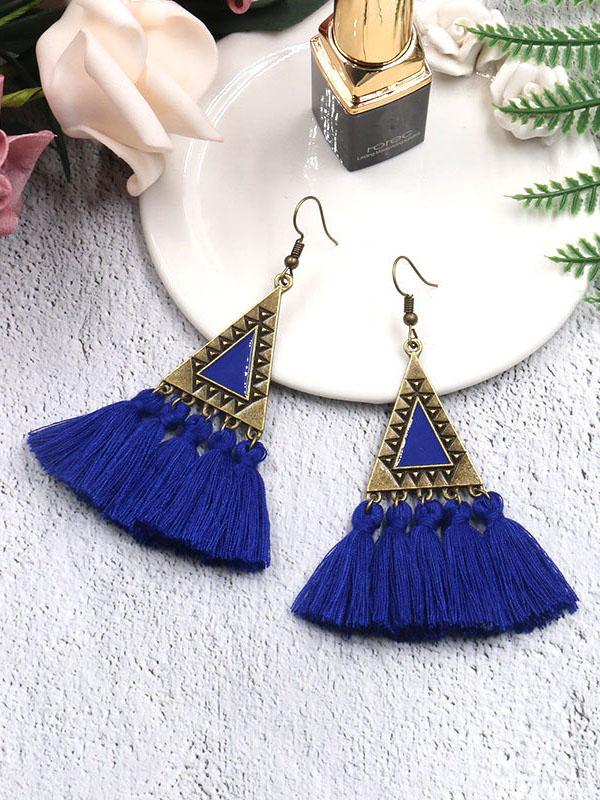 5 Colors Tassels Earrings Accessories