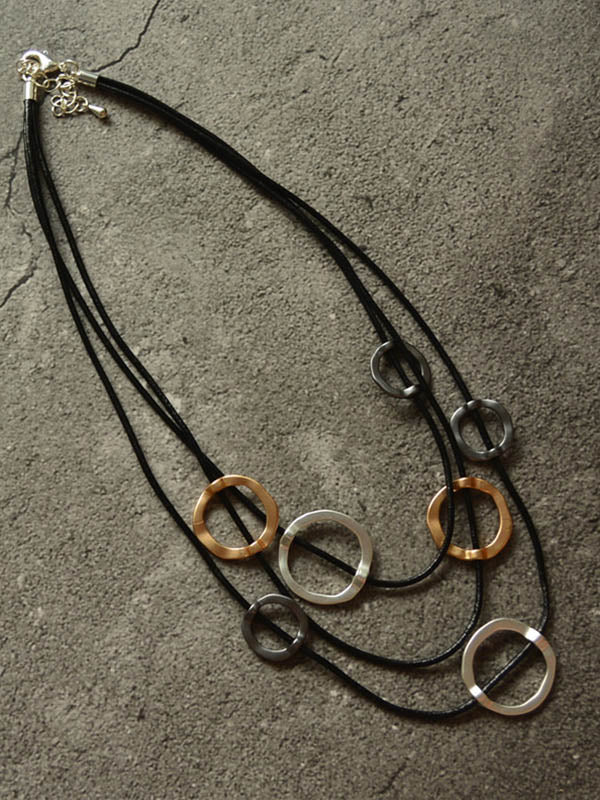 Vintage Simple Multi-Layer Circle Necklace