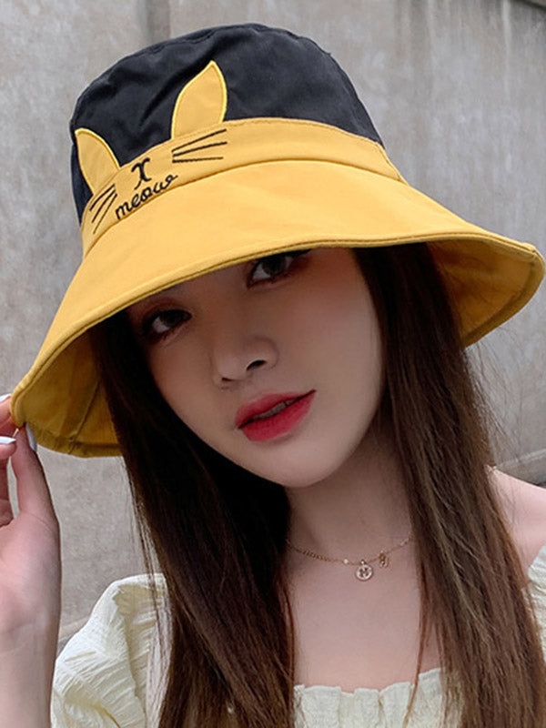 Original Cartoon Printed Sun-Protection Beret Hat