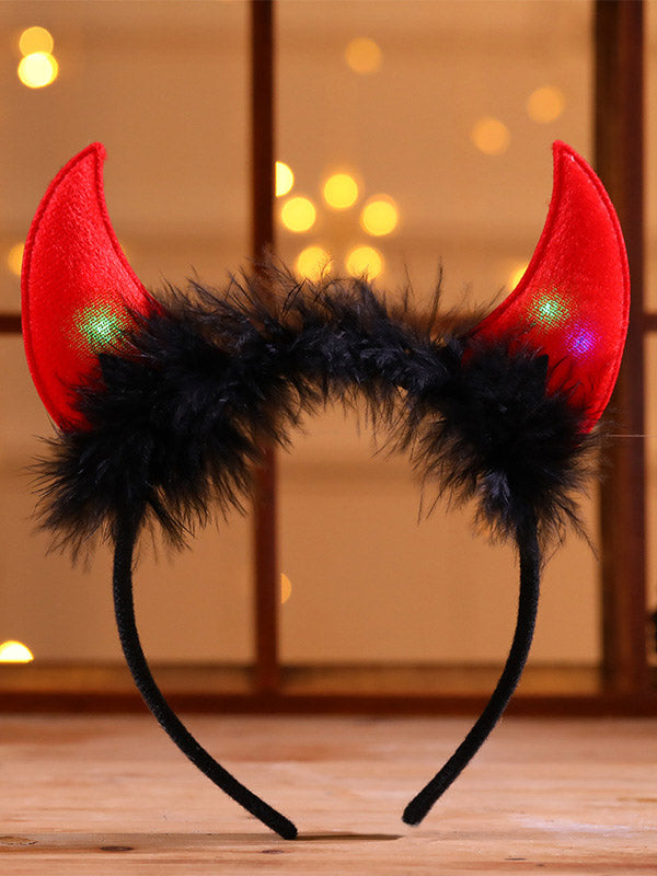 Halloween Devil Shiny  Headwear Accessories