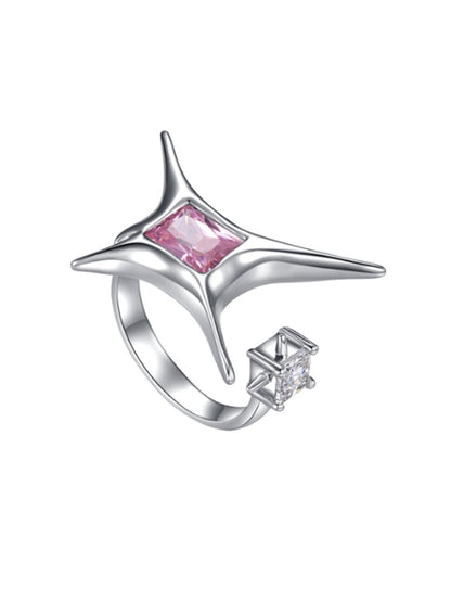 Original Irregular Star Shape Open Ring