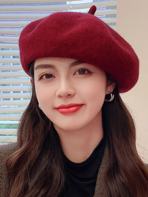 Simple Casual 10 Colors Beret Hat